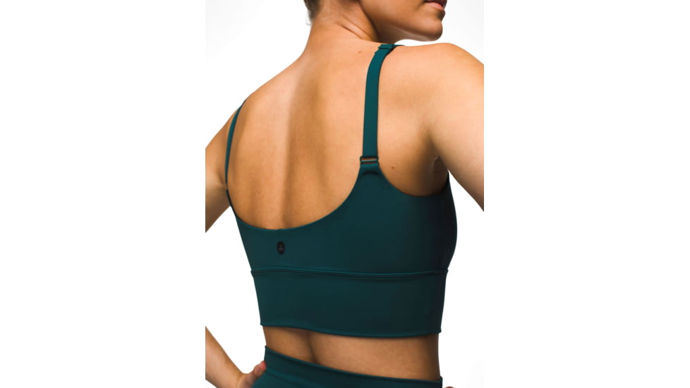 prAna Luxara Bralette - Womens, Wilderness, L, 2045491-300-L