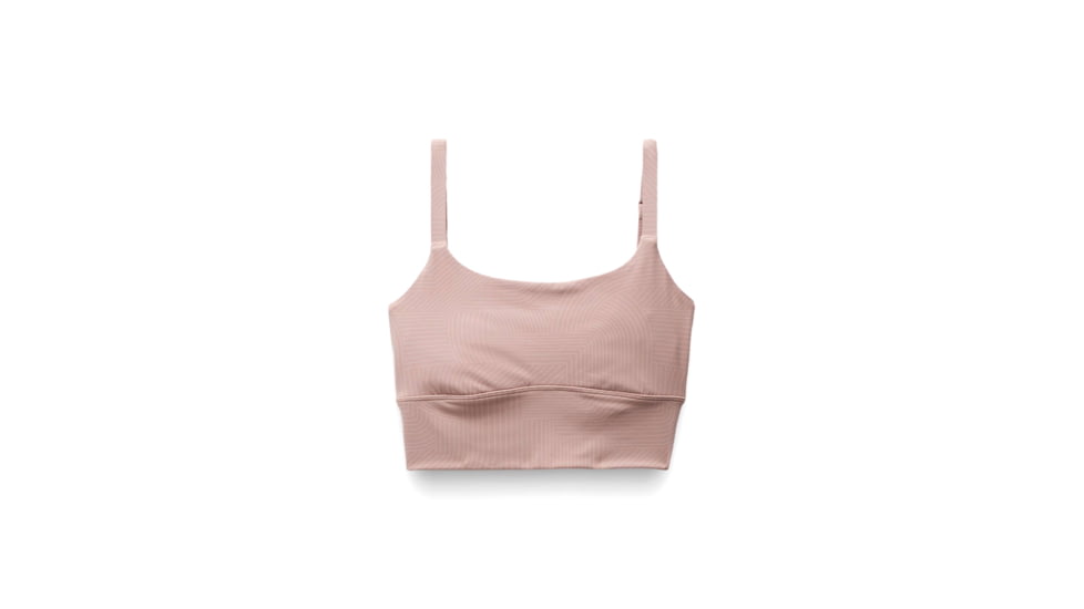 prAna Luxara Bralette - Womens, Willow Linea, L, 2045491-502-L