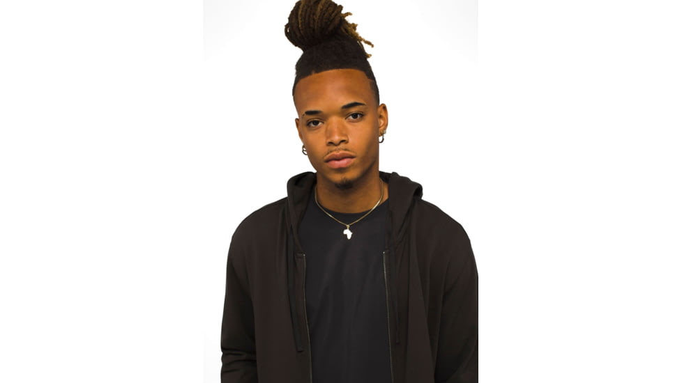 prAna North County FZ Hoodie - Mens, Dark Iron, M, 2057111-020-ST-M