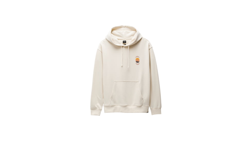 prAna Organic Graphic Hoodie - Womens, Canvas Luna, XL, 1967741-251-XL