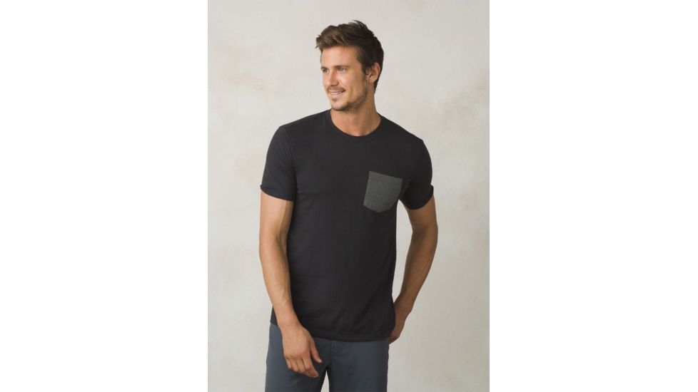 Prana PrAna Pocket Mens, Black, Small, M1POCK316-BLK-S