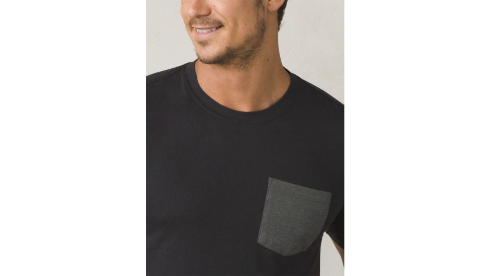 Prana PrAna Pocket Mens, Black, Small, M1POCK316-BLK-S