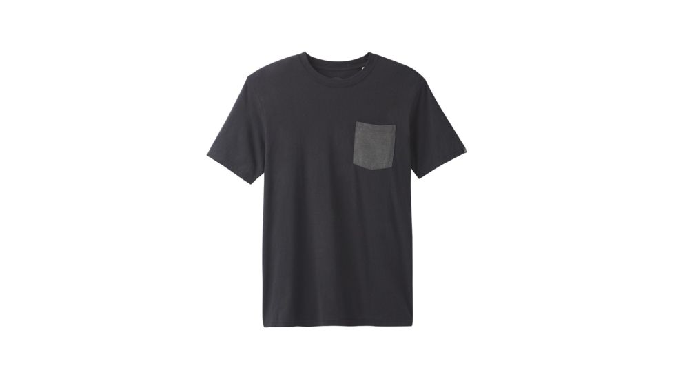 prAna Pocket T-Shirt - Men's, Black, Small, M1POCK316-BLK-S