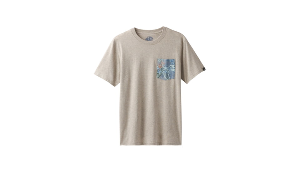 prAna Pocket Mens, Dark Khaki Heather, Large, M1POCK316-DKHT-L