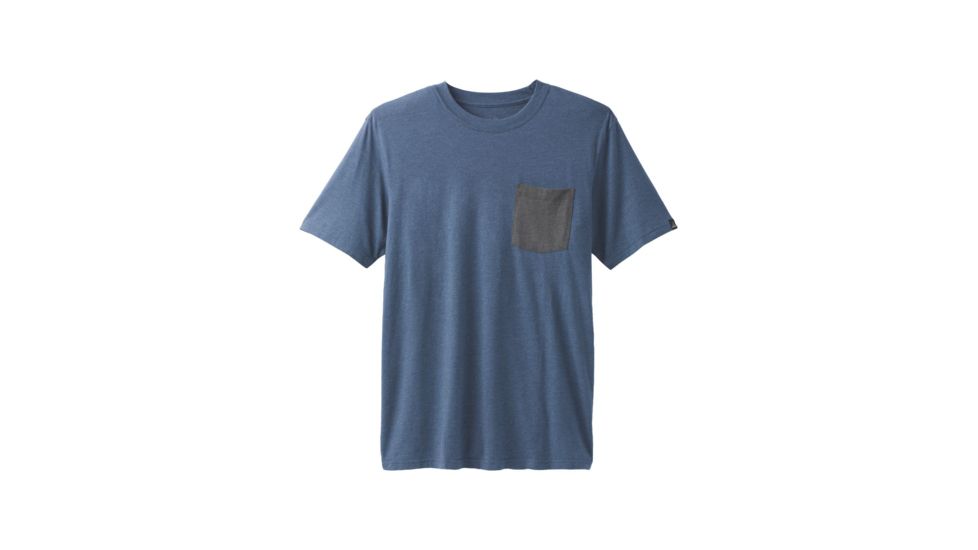 prAna Pocket T-Shirt - Men's, Denim Heather, X-Large, M1POCK316-DEHT-XL