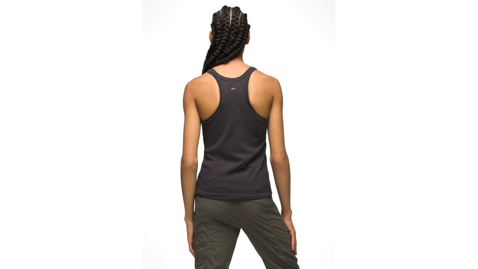 prAna Becksa Tank - Womens, Black Heather, Large, 1970511-001-L
