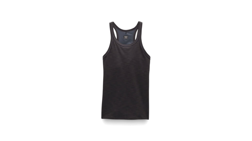 prAna Becksa Tank - Womens, Black Heather, Large, 1970511-001-L