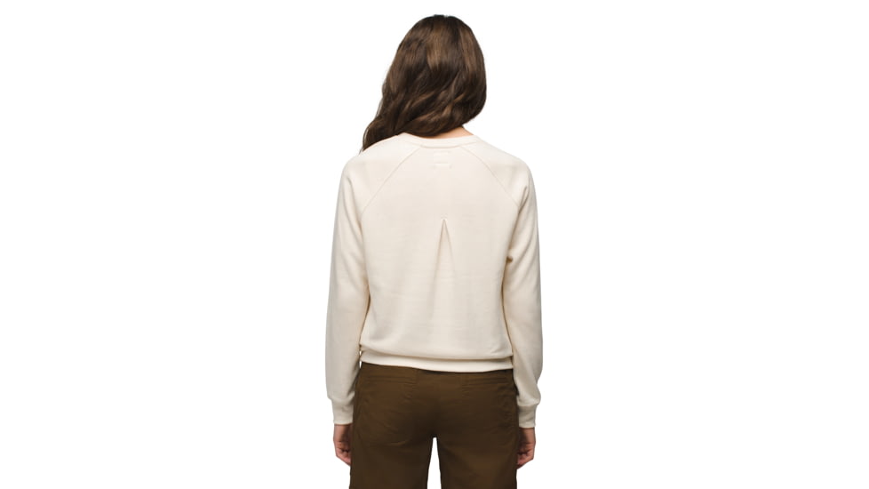 prAna Cozy Up Sweatshirt - Womens, Canvas Heather, Small, 1967291-250-S