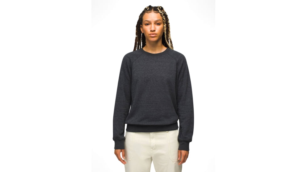 prAna prAna Cozy Up Sweatshirt - Womens, Charcoal Heather, XS, 1967291-022-XS