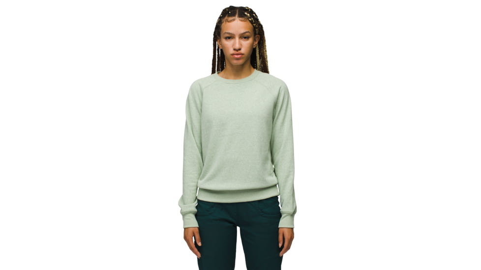 prAna prAna Cozy Up Sweatshirt - Womens, Pale Aloe Heather, M, 1967291-302-M