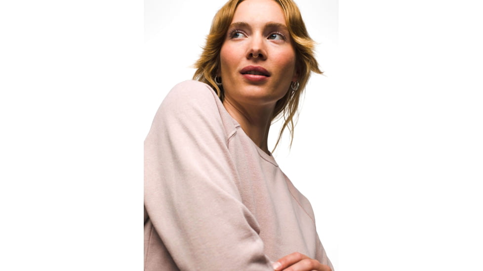 prAna prAna Cozy Up Sweatshirt - Womens, Willow Heather, XL, 1967291-021-XL