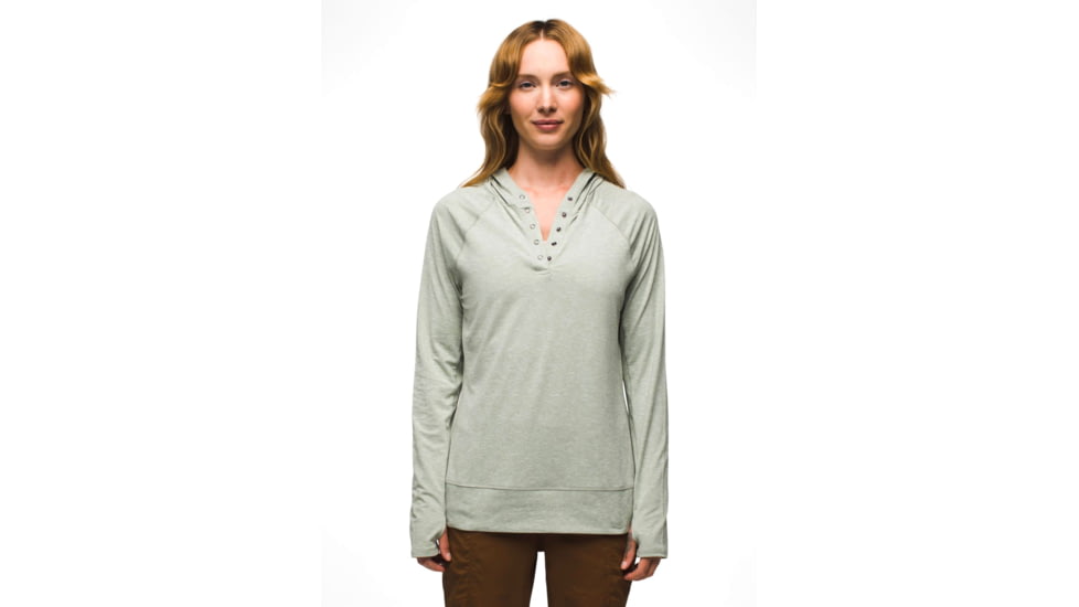 prAna Sol Searcher Hoodie - Womens, Juniper Green, S, 1971551-300-S