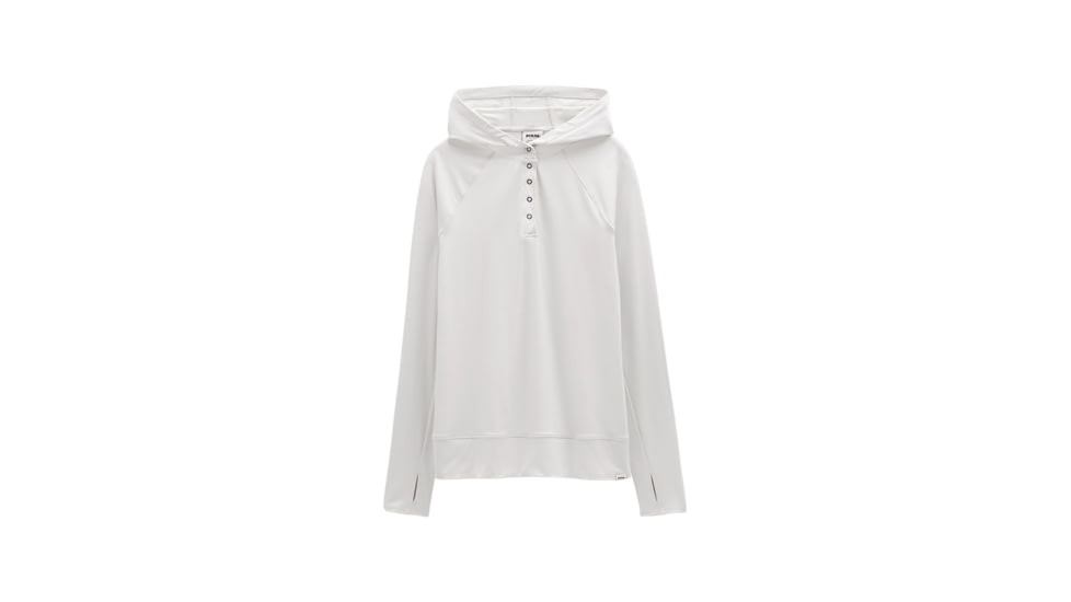 prAna Sol Searcher Hoodie - Womens, Soft White, S, 1971551-100-S