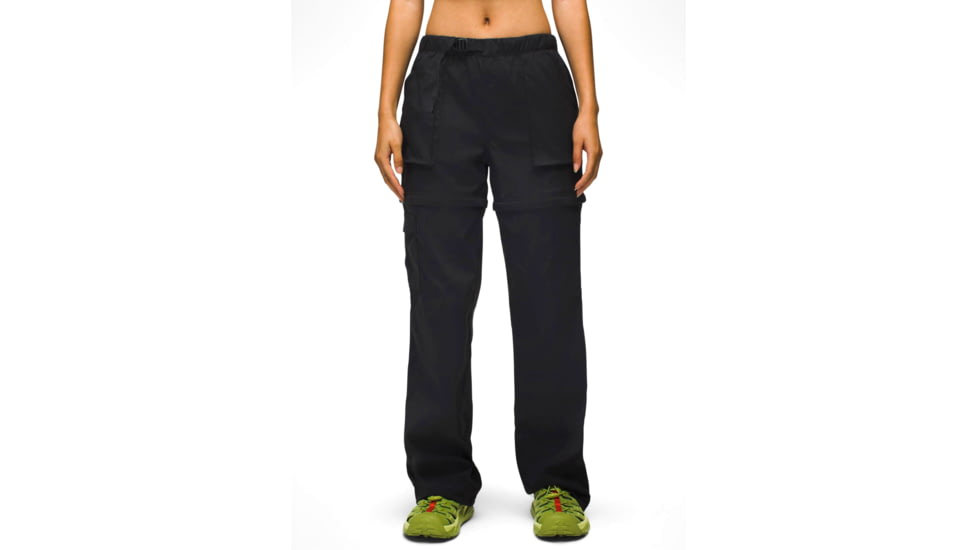 prAna Stretch Zion Convertible Pant - Womens, Black, S, 2064541-001-RG-S