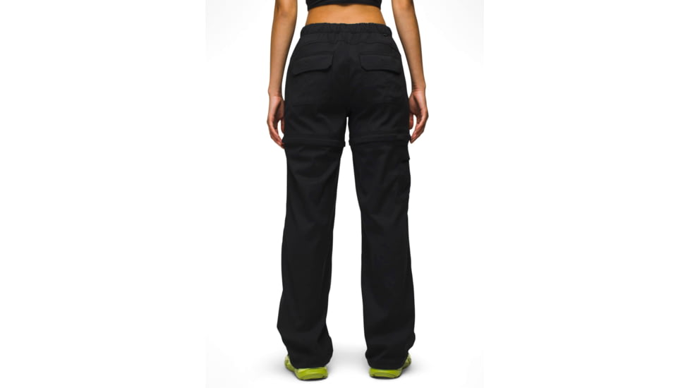 prAna Stretch Zion Convertible Pant - Womens, Black, S, 2064541-001-RG-S