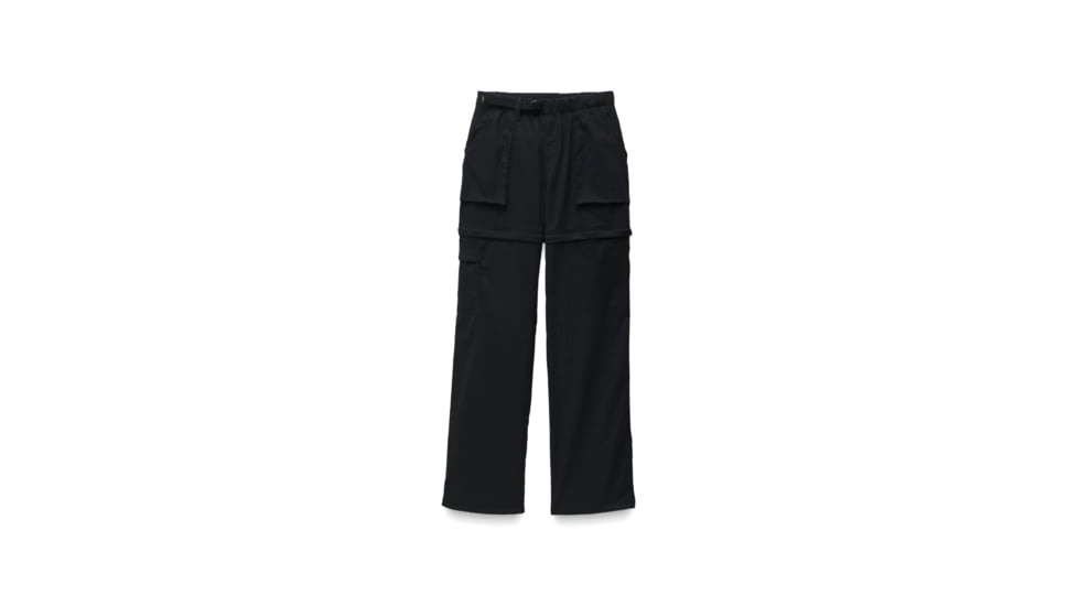prAna Stretch Zion Convertible Pant - Womens, Black, S, 2064541-001-RG-S