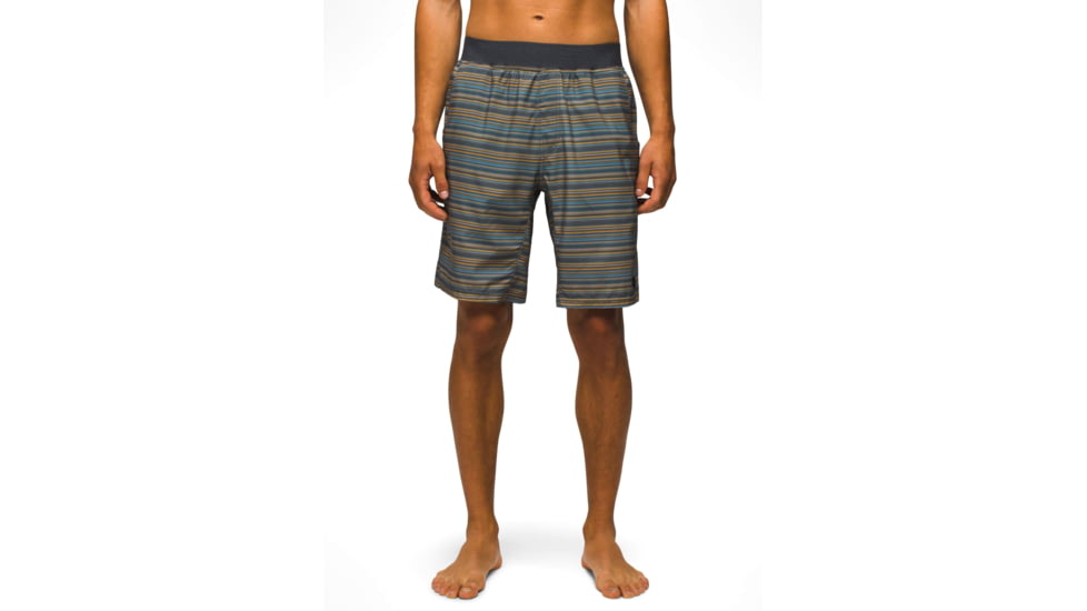 prAna Super Mojo II Shorts - Mens, Flint Clean Stripe, XS, 1963781-024-10-XS