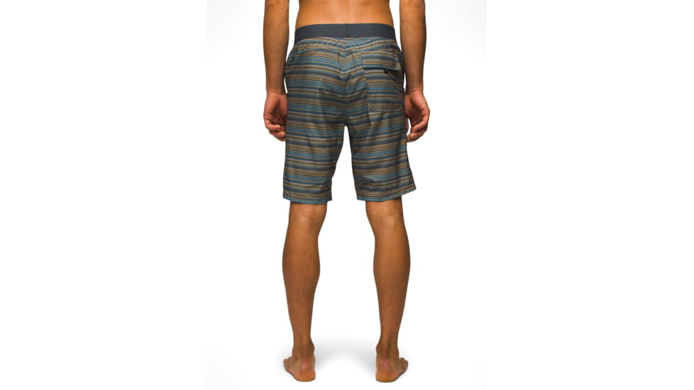 prAna Super Mojo II Shorts - Mens, Flint Clean Stripe, XS, 1963781-024-10-XS