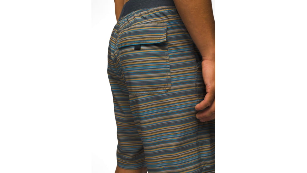 prAna Super Mojo II Shorts - Mens, Flint Clean Stripe, XS, 1963781-024-10-XS
