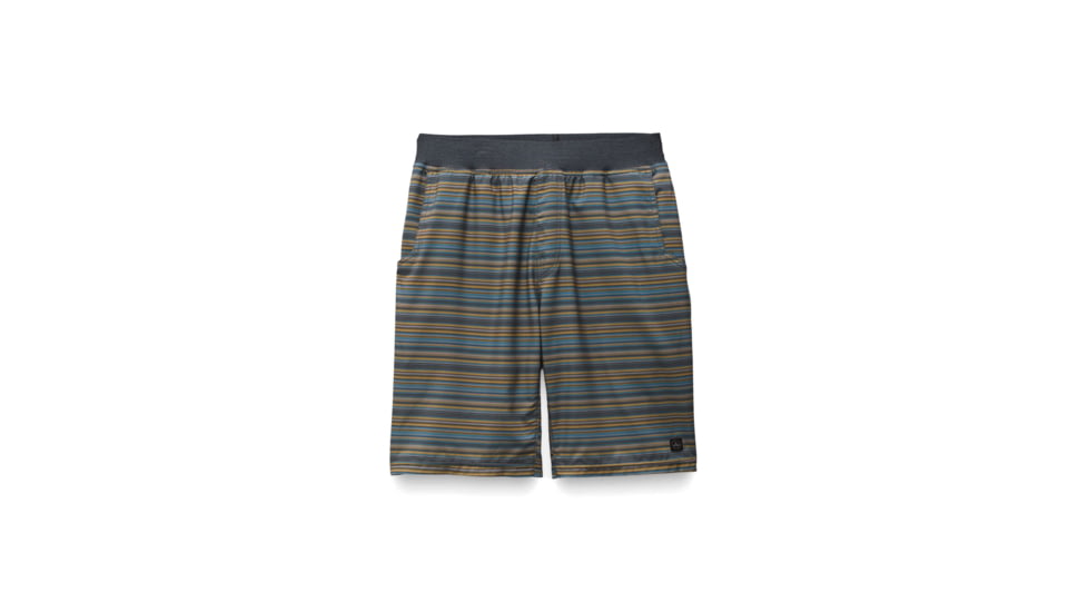 prAna Super Mojo II Shorts - Mens, Flint Clean Stripe, XS, 1963781-024-10-XS