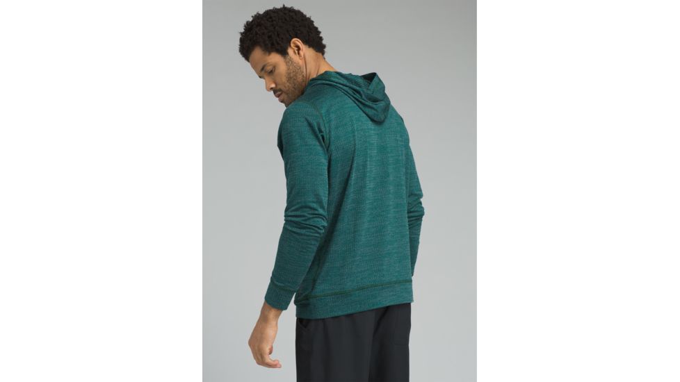 prAna Pratt Long Sleeve Hoodie - Mens, Highland Green, Small, M23180485-HLGR-S