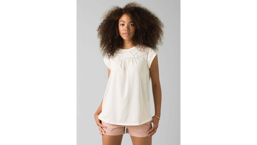 prAna Privi Top - Womens, Soft White, Medium, W11202121-SOWT-M