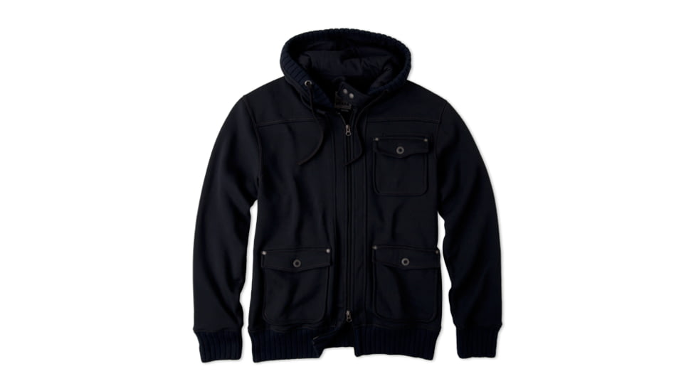 prAna Profile Hoody - Men's-Black-Small