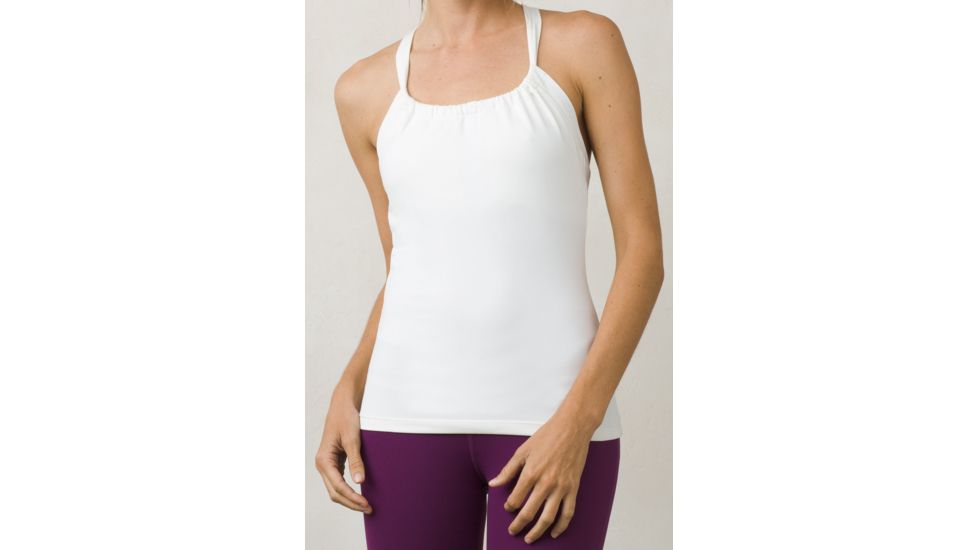 prAna Quinn Lightweight Chakara Top - Women's, White Print, Large, W1QUCH115-WTPT-L