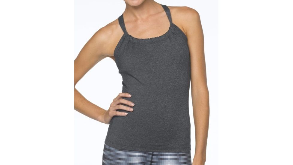prAna Quinn Lightweight Chakara Top - Women's, Charcoal Heather, Medium, W1QUCH115-CCHT-M