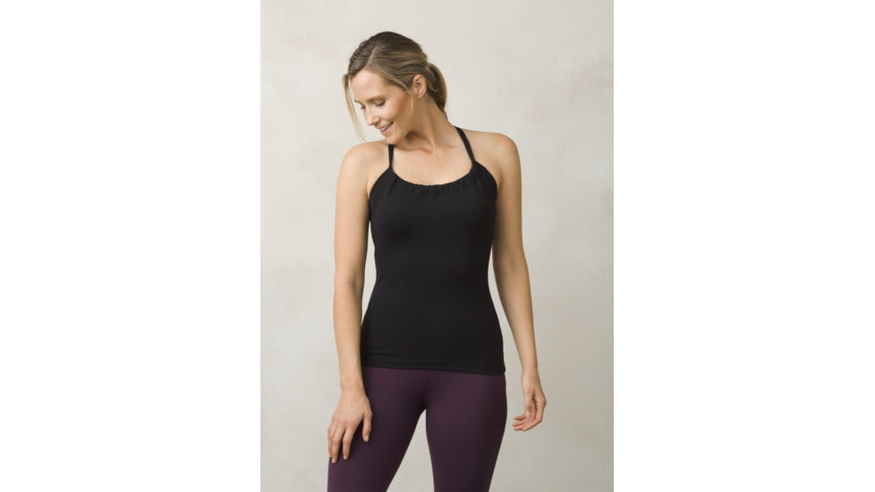 prAna Quinn Lightweight Chakara Top - Womens, Black, Large, W1QUCH115-BLK-L