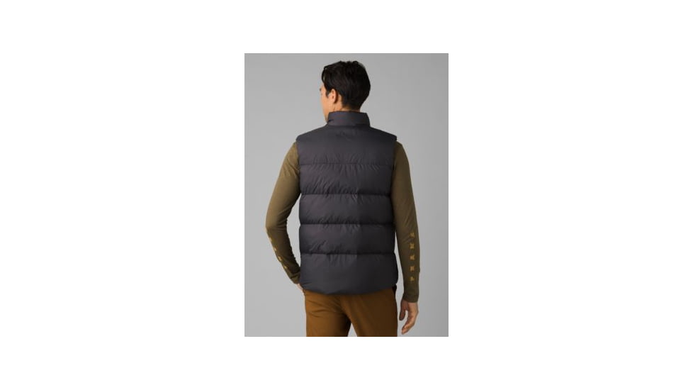 prAna Red Slate Vest, Charcoal, Large, 1969581-020-L