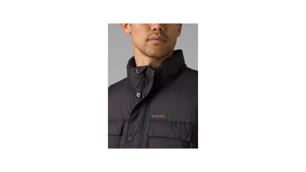 prAna Red Slate Vest, Charcoal, Large, 1969581-020-L