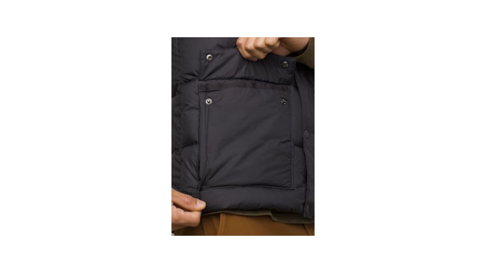 prAna Red Slate Vest, Charcoal, Large, 1969581-020-L
