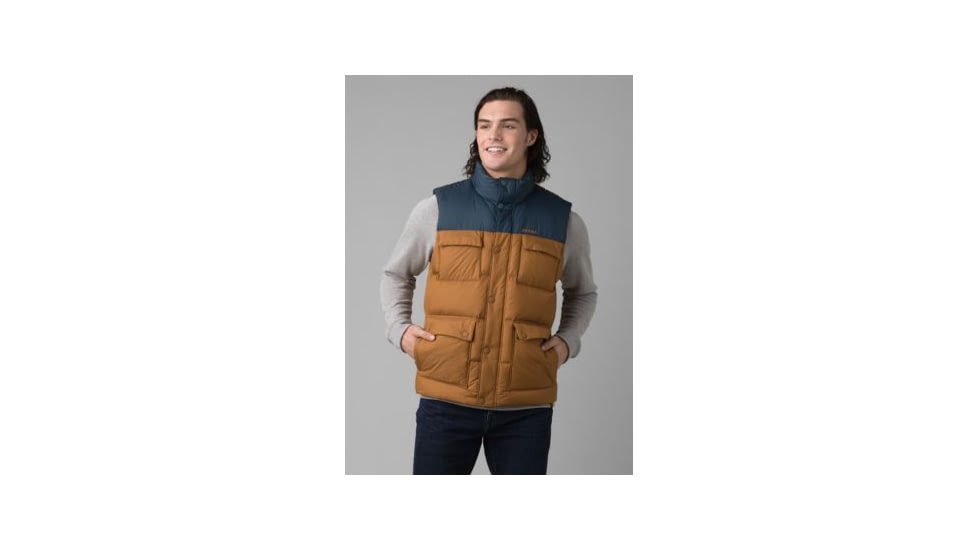 prAna Red Slate Vest, Dark Sky Colorblock, Extra Large, 1969581-400-XL