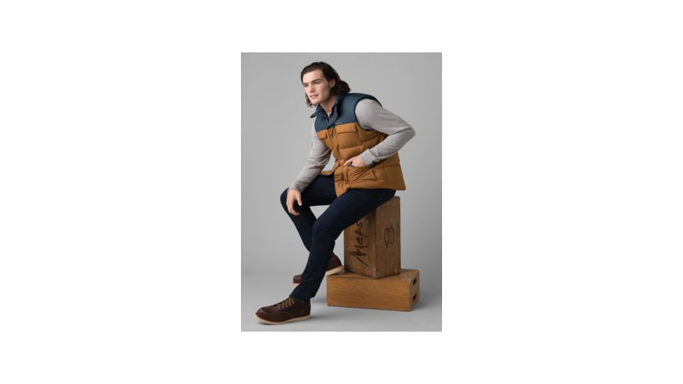 prAna Red Slate Vest, Dark Sky Colorblock, Extra Large, 1969581-400-XL
