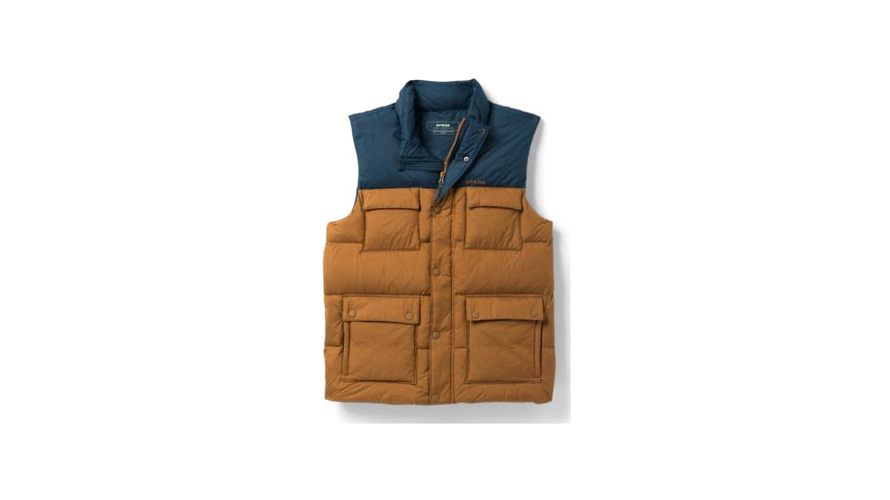 prAna Red Slate Vest, Dark Sky Colorblock, Extra Large, 1969581-400-XL