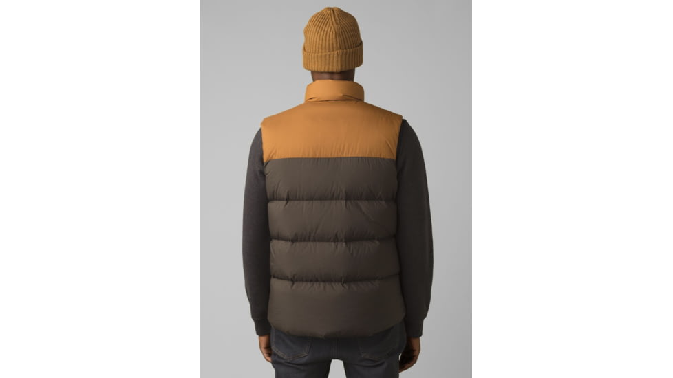 prAna Red Slate Vest, Walnut Colorblock, Large, M13202594-WACX-L