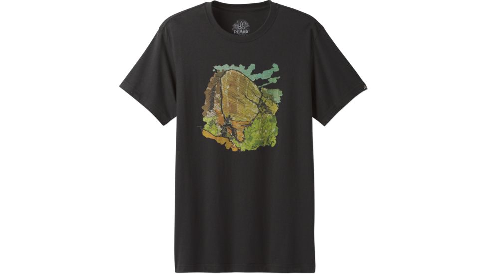 prAna Redlands Slim Short Sleeve T-Shirt - Men's-Black-Medium