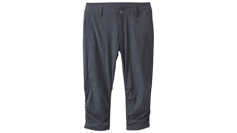 prAna Revenna Knicker Shorts Womens, Coal, 10, W41180432-COAL-10