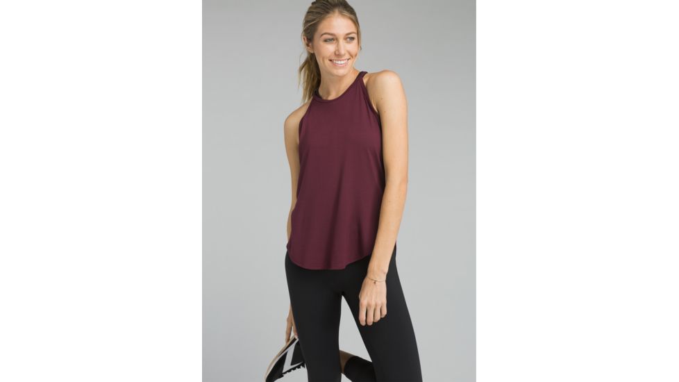 prAna Reylian Top - Womens, Black Cherry, XSmall, W13180523-BKCY-XS