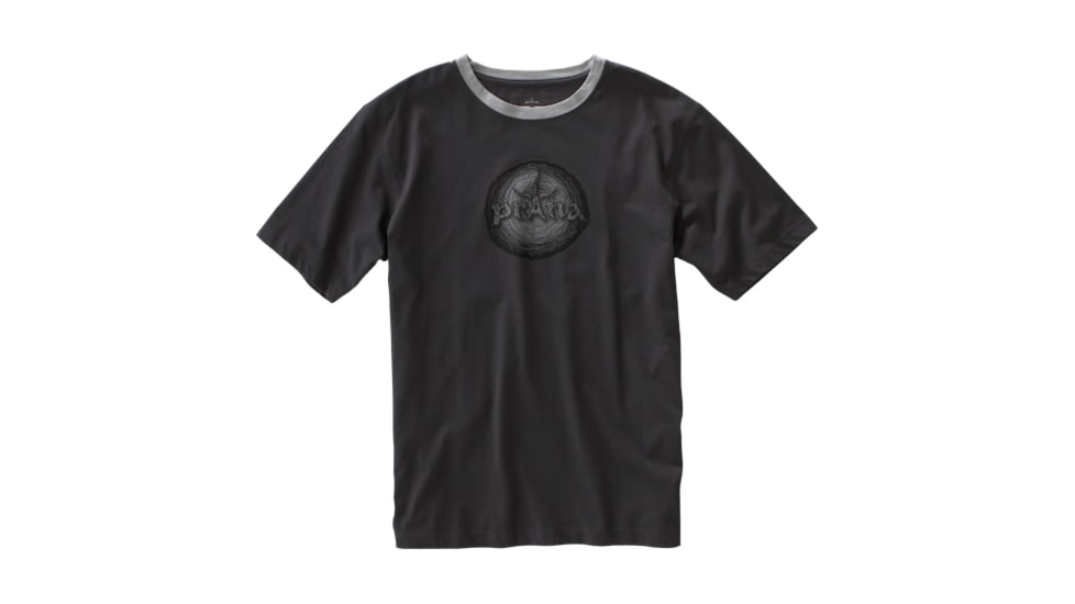 prAna Rings Dri Balance Tee-Charcoal-Small