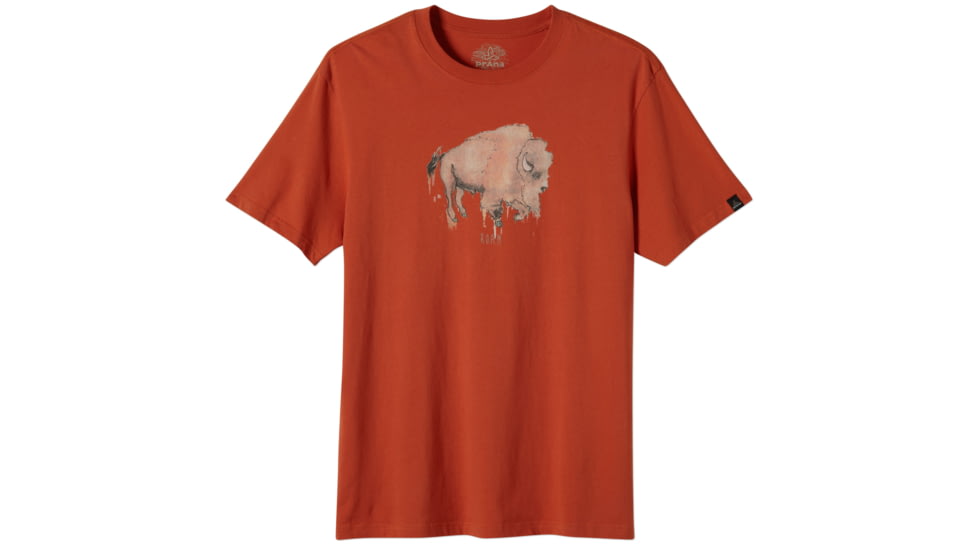 prAna Roam T-Shirt - Men's -Cayenne-Small