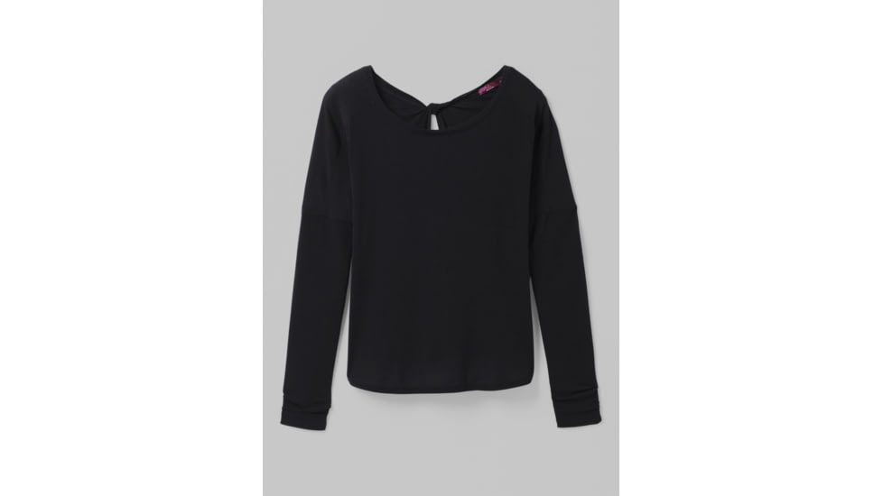 prAna Rogue Long Sleeve Shirt - Womens, Black, M, 1962421-001-M