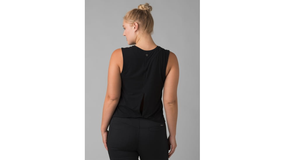 prAna Rogue Sleeveless Top, Black, Small, 1962871-001-S