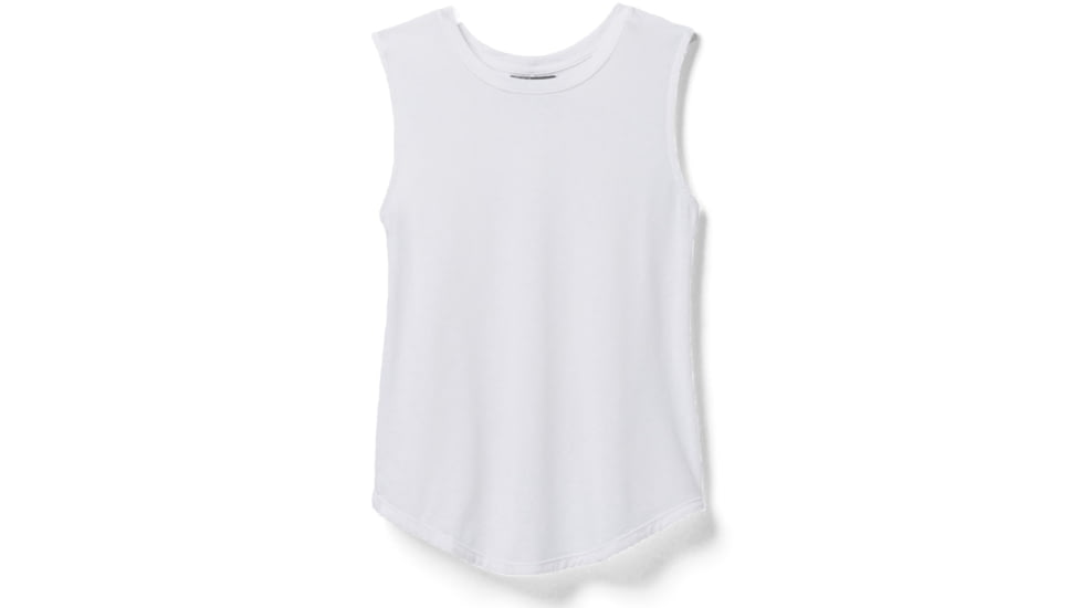 prAna Rogue Sleeveless Top, White, Large, 1962871-100-L