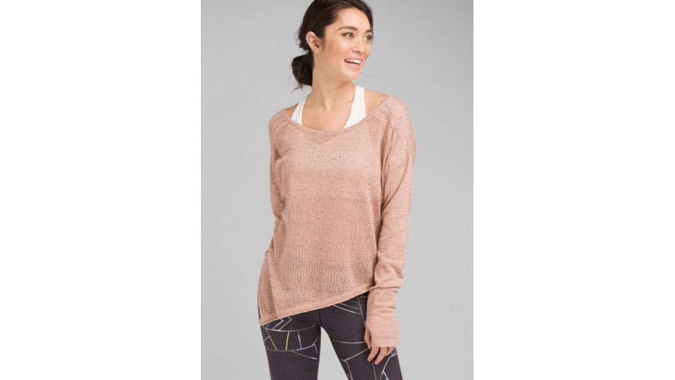 prAna Rosabella Sweater - Womens, Champagne, Large, W23190913-CHMP-L