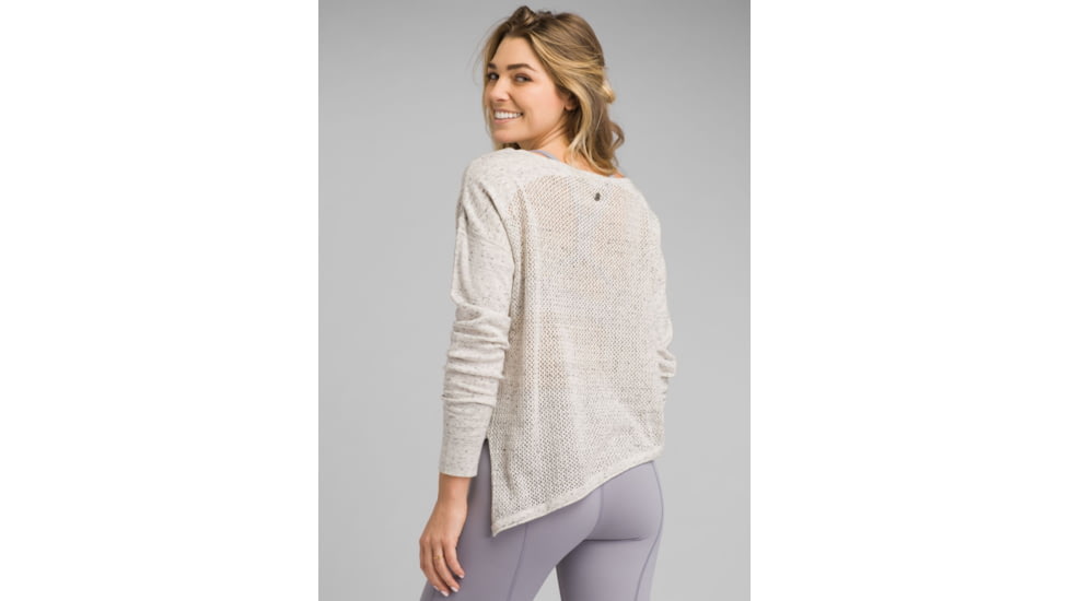prAna Rosabella Sweater - Womens, White Heather, Medium, W23190913-WTHT-M