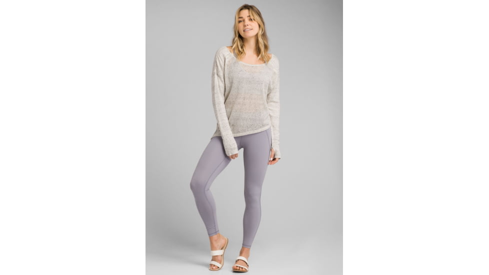 prAna Rosabella Sweater - Womens, White Heather, Medium, W23190913-WTHT-M