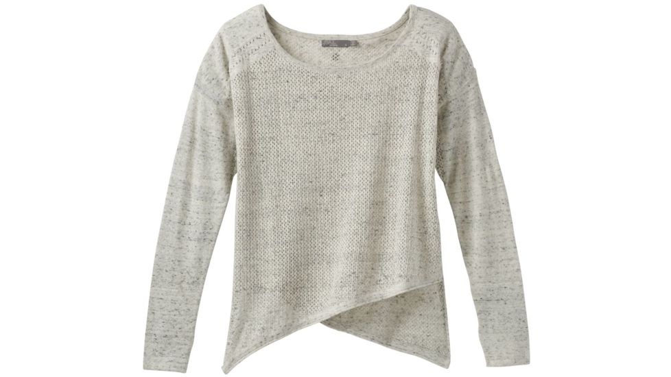 prAna Rosabella Sweater - Womens, White Heather, Medium, W23190913-WTHT-M