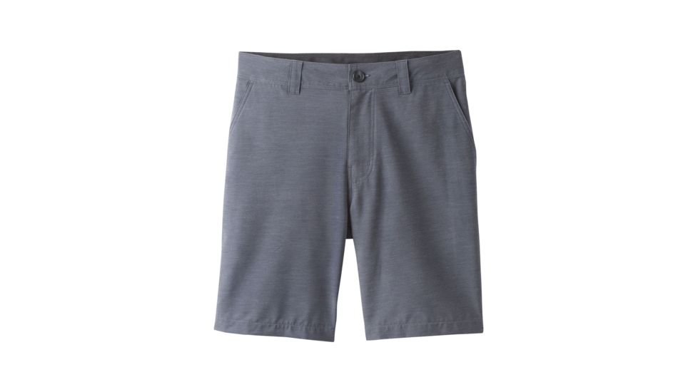 prAna Rotham Short 9 Inch Inseam, Granite, 28 Waist, M31191496 -022-28